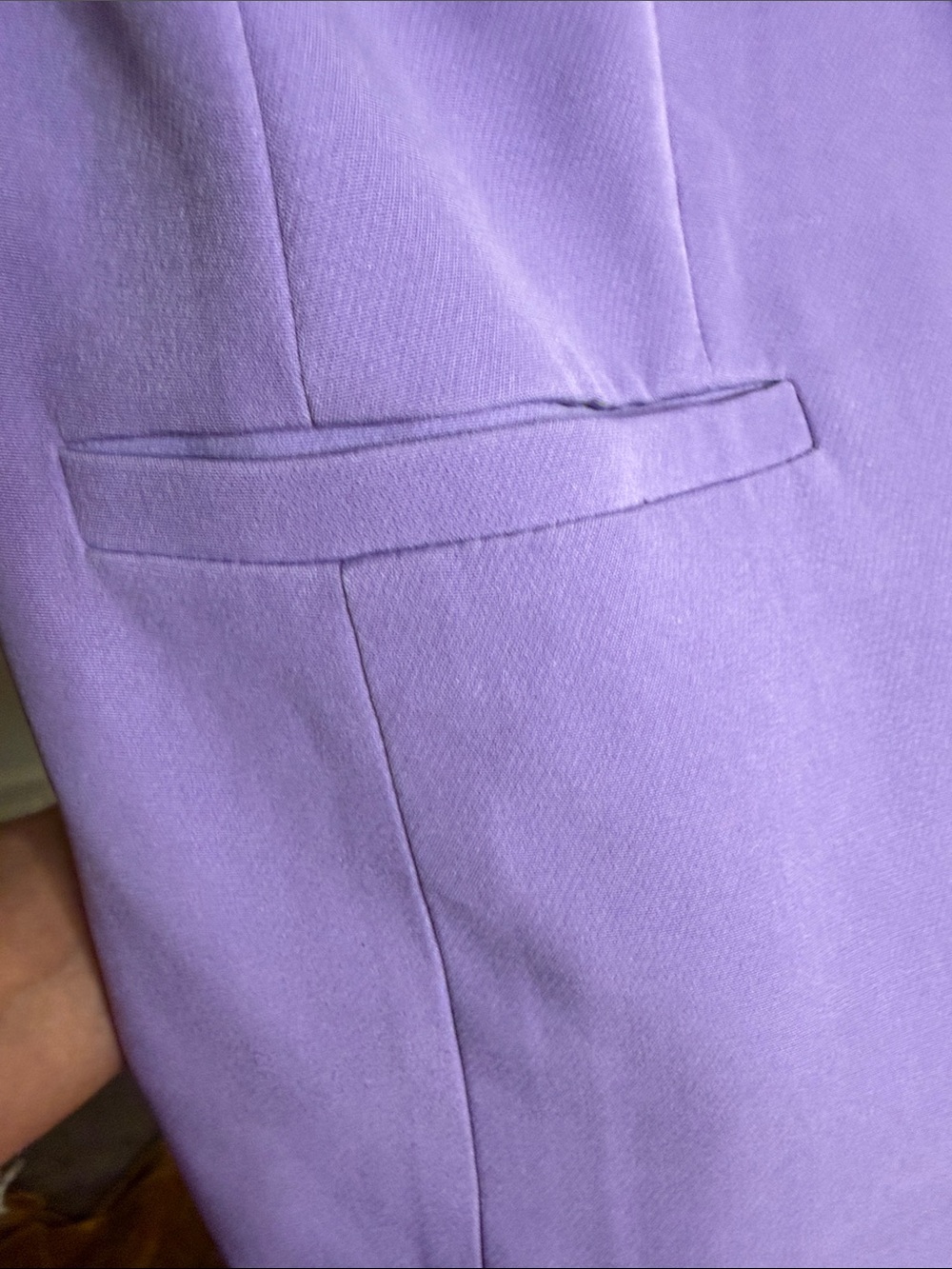 Zenana Outfitters Lilac Open-Front Blazer Jacket - Picture 3 of 4